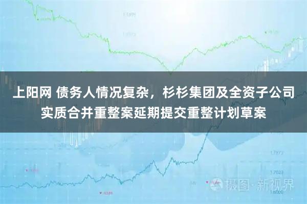 上阳网 债务人情况复杂，杉杉集团及全资子公司实质合并重整案延期提交重整计划草案